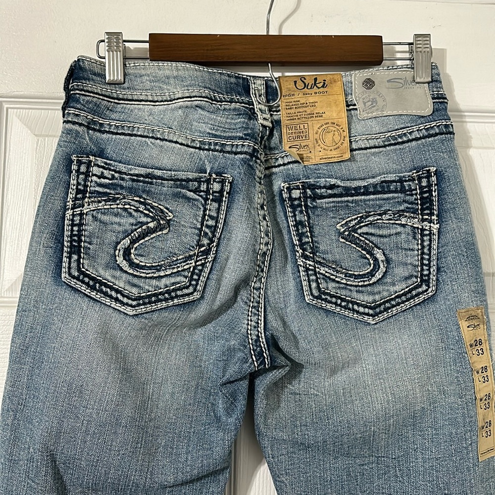 Silver jeans